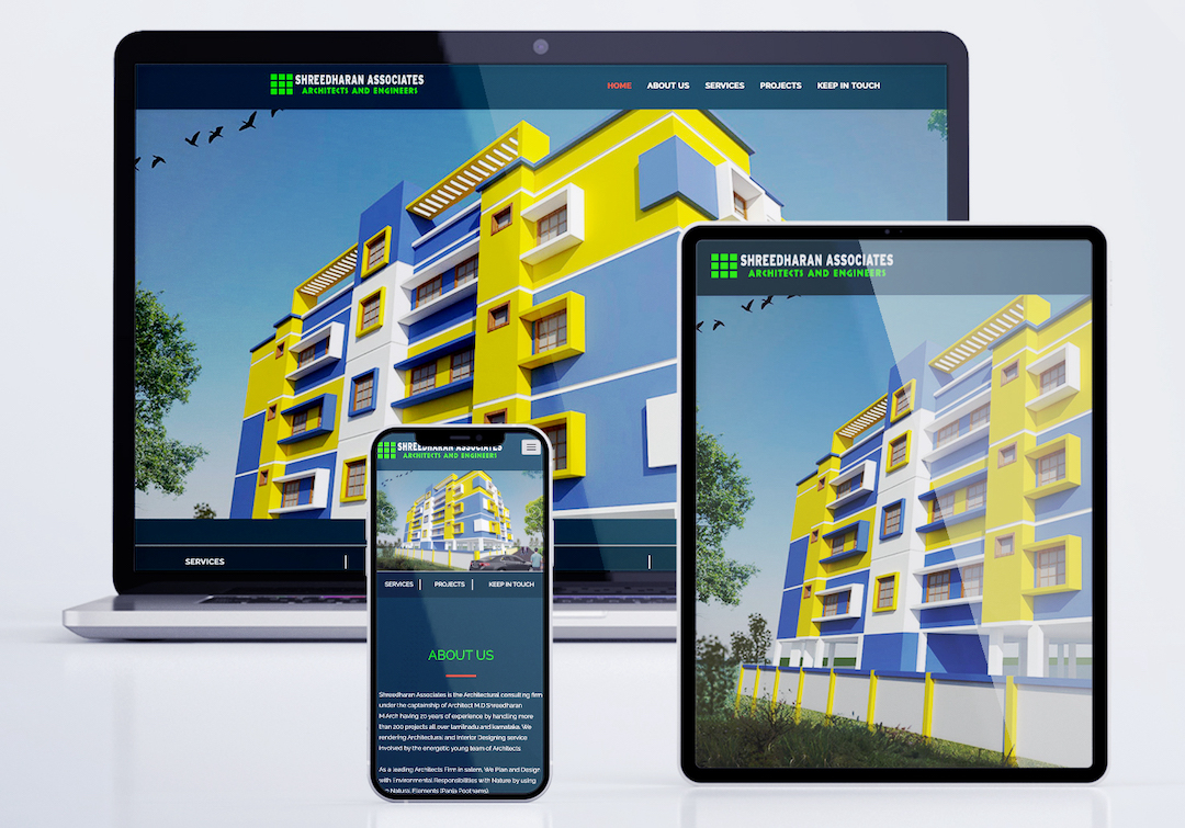 builder architects website designs
