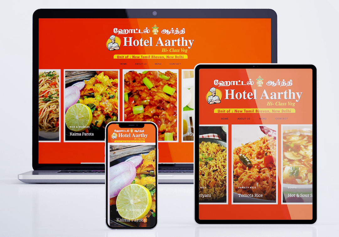 restaurant website design websites